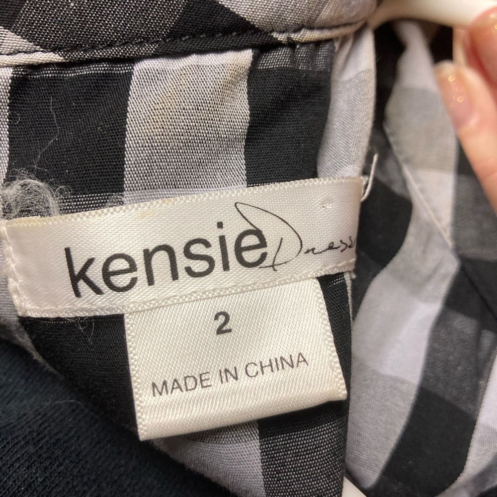 Kensie Plaid A-Line Dress - image 2